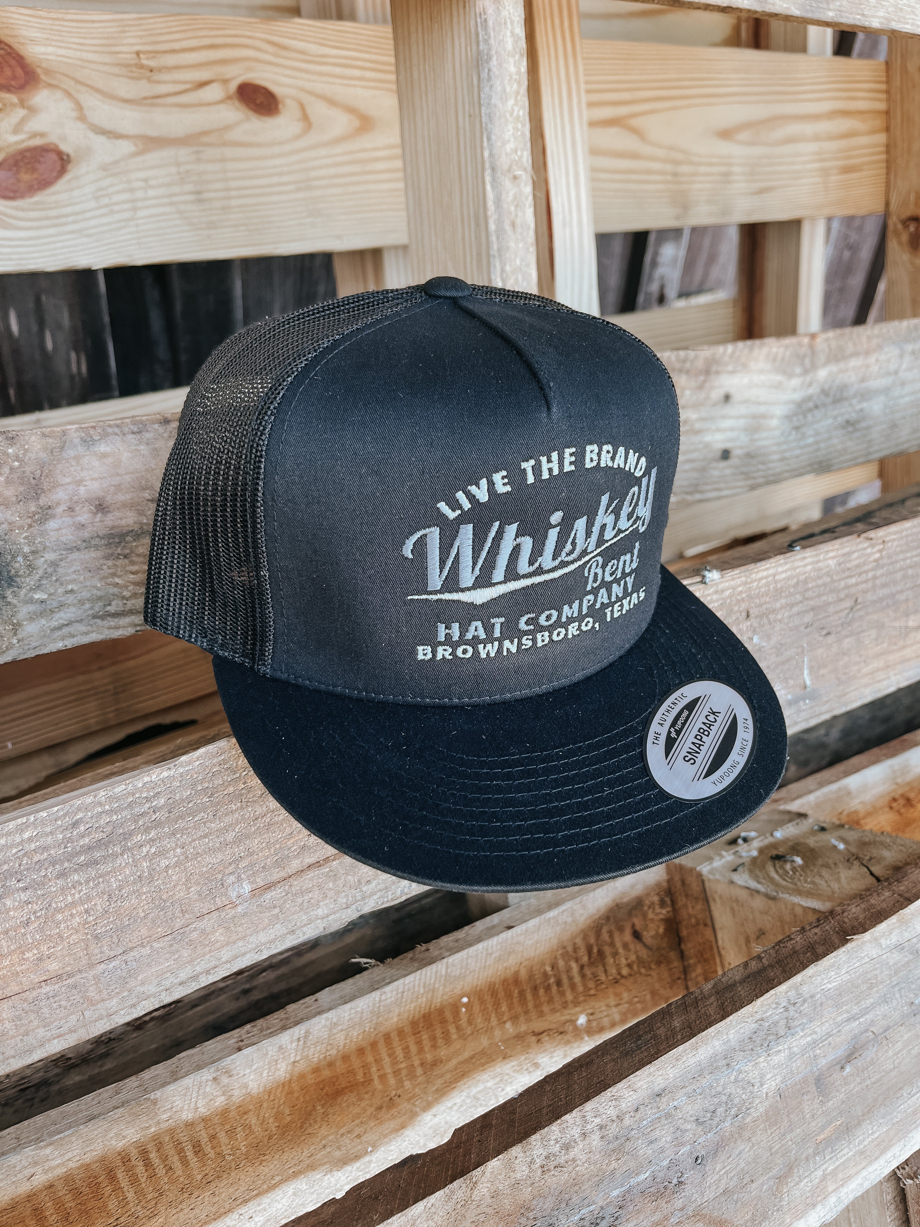 Whiskey Bent Hat Co. The Cali Cap in Black