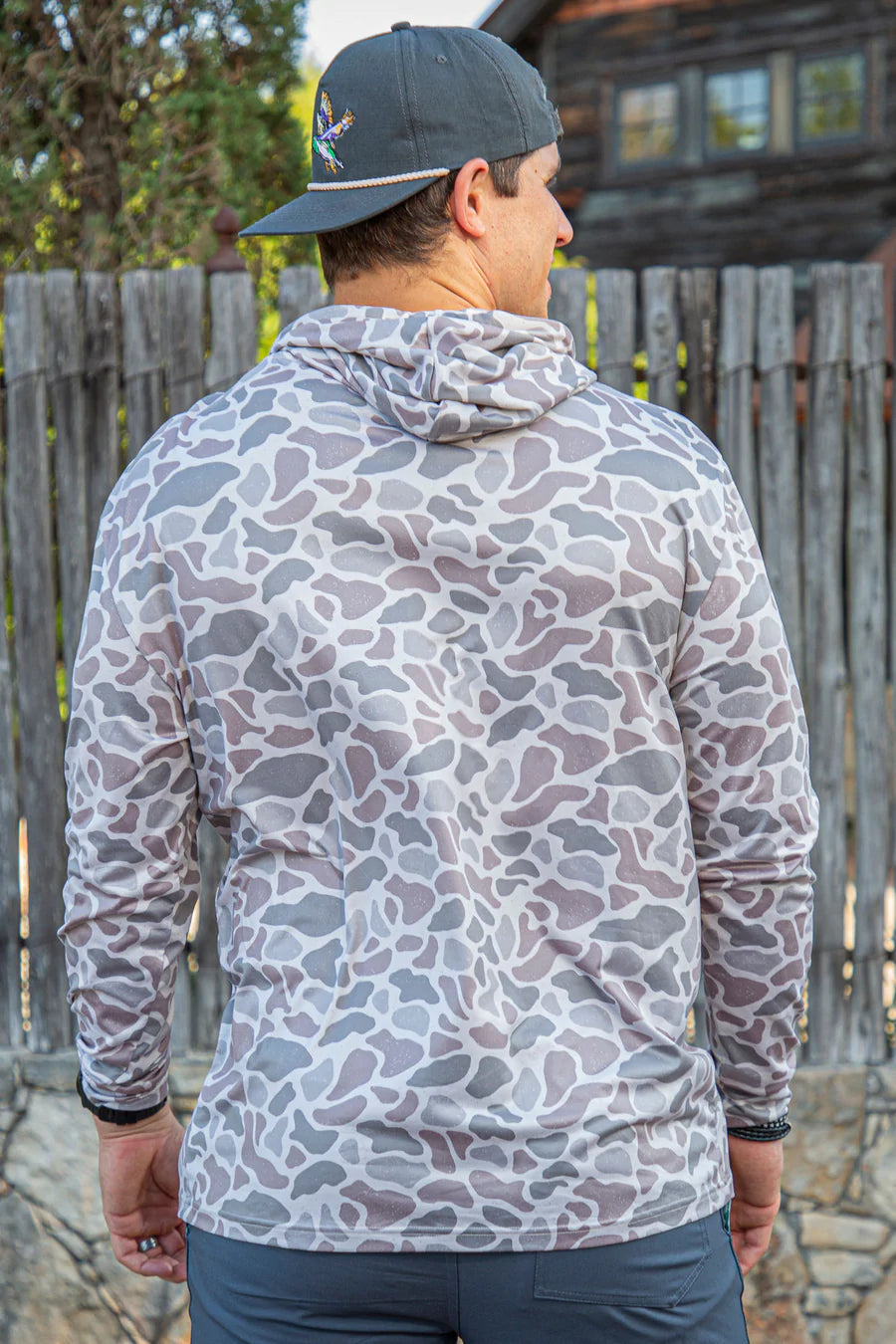 BURLEBO PERFORMANCE HOODIE - CLASSIC DEER CAMO