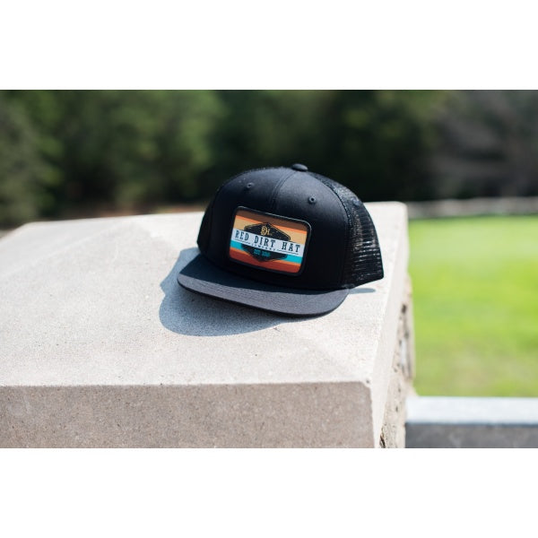 GORRA ROJA JUVENIL DIRT HAT CO. ARMY SUNSET