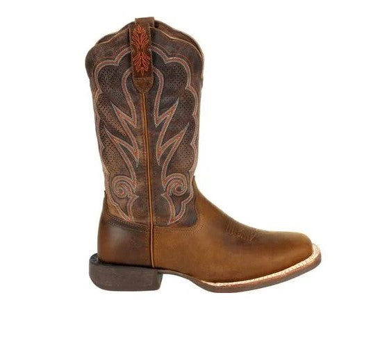 WOMEN'S DURANGO LADY REBEL PRO COGNAC VENTILATED WESTERN BOOT