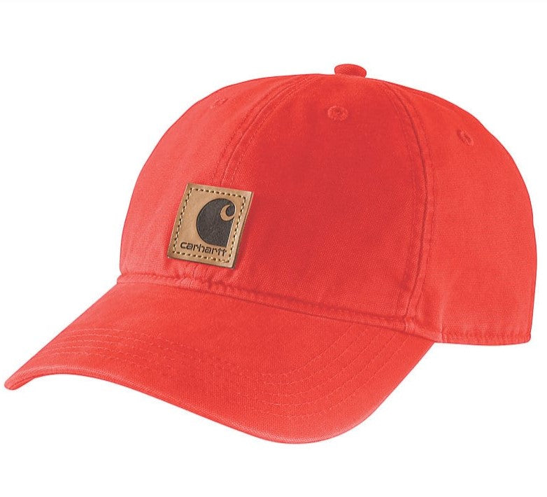 GORRA DE LONA CARHARTT EN GROSELLA 