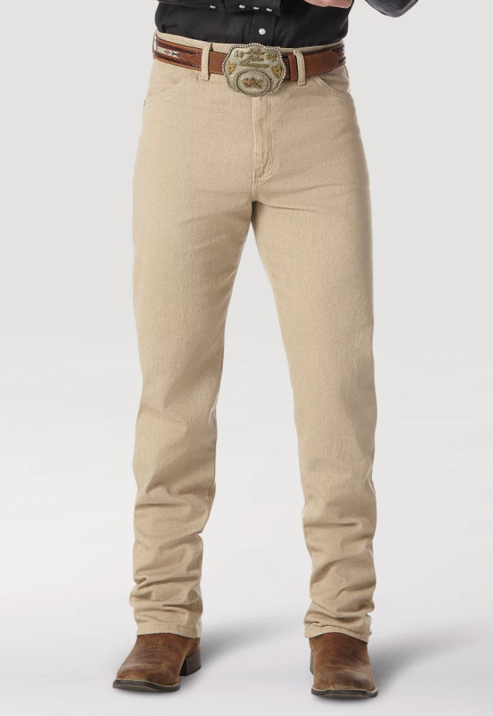 JEANS WRANGLER COWBOY CUT ORIGINAL FIT EN BRONCEADO PRELAVADO 