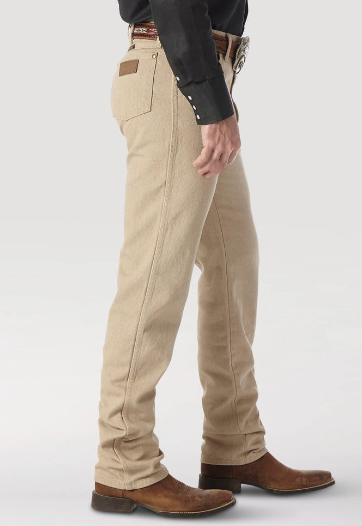 JEANS WRANGLER COWBOY CUT ORIGINAL FIT EN BRONCEADO PRELAVADO 