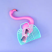 Retro Small Basket in Mint