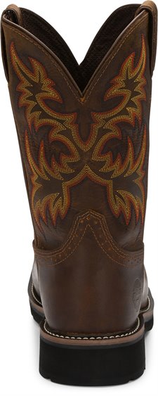 Men's Justin Driller Square Steel Toe Work Boots