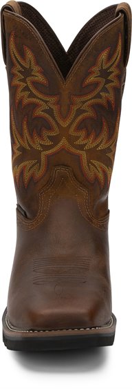 Men's Justin Driller Square Steel Toe Work Boots