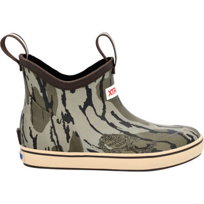 XTRATUF Botas tobilleras para niños en camuflaje Mossy Oak