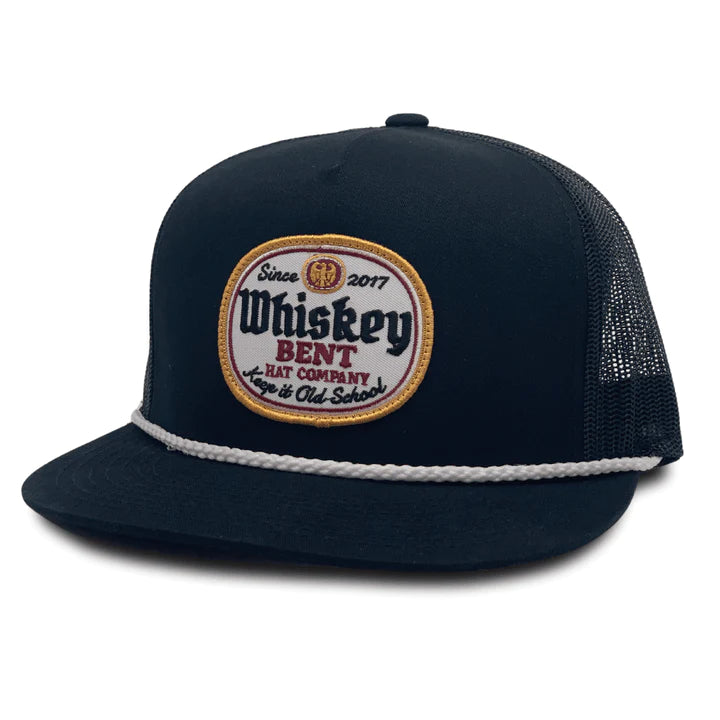 Whisky Bent Hat Co. Gorra con etiqueta negra