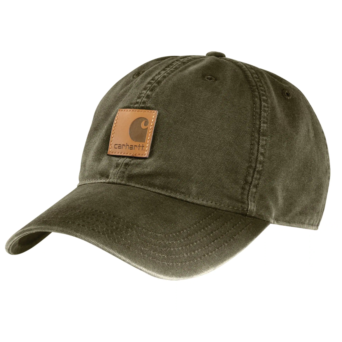 Gorra de lona en verde militar de Carhartt 