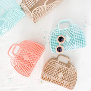 Mini Cesta Retro en Menta