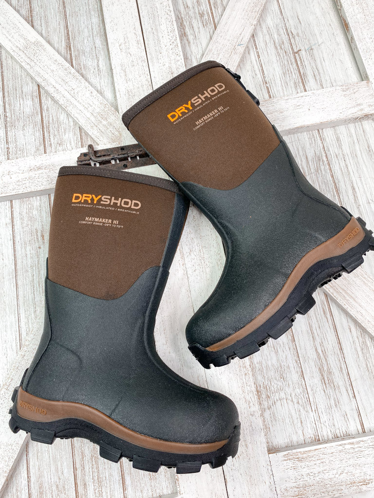 BOTAS NIÑOS HAYMAKER BRN/NARANJA