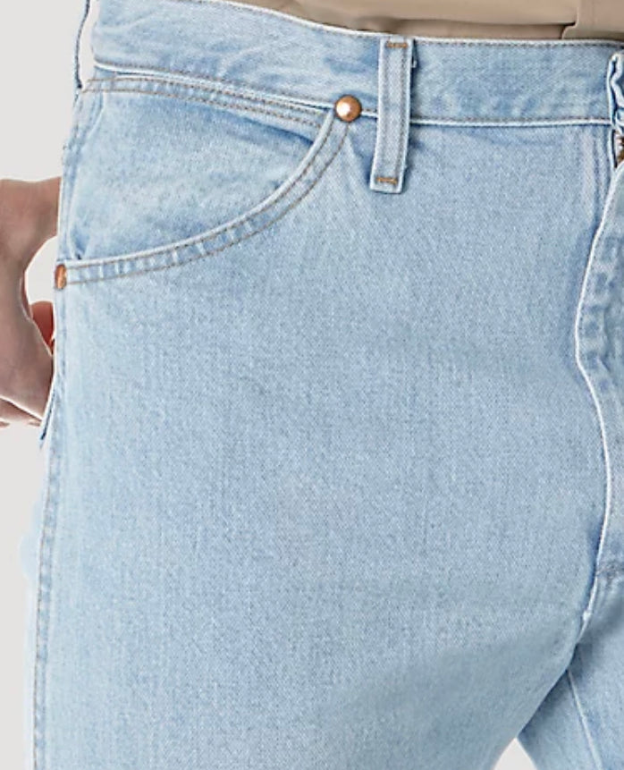 ¡MEJOR VENDIDO! JEANS WRANGLER CORTE COWBOY ORIGINAL FIT EN BLANCO 