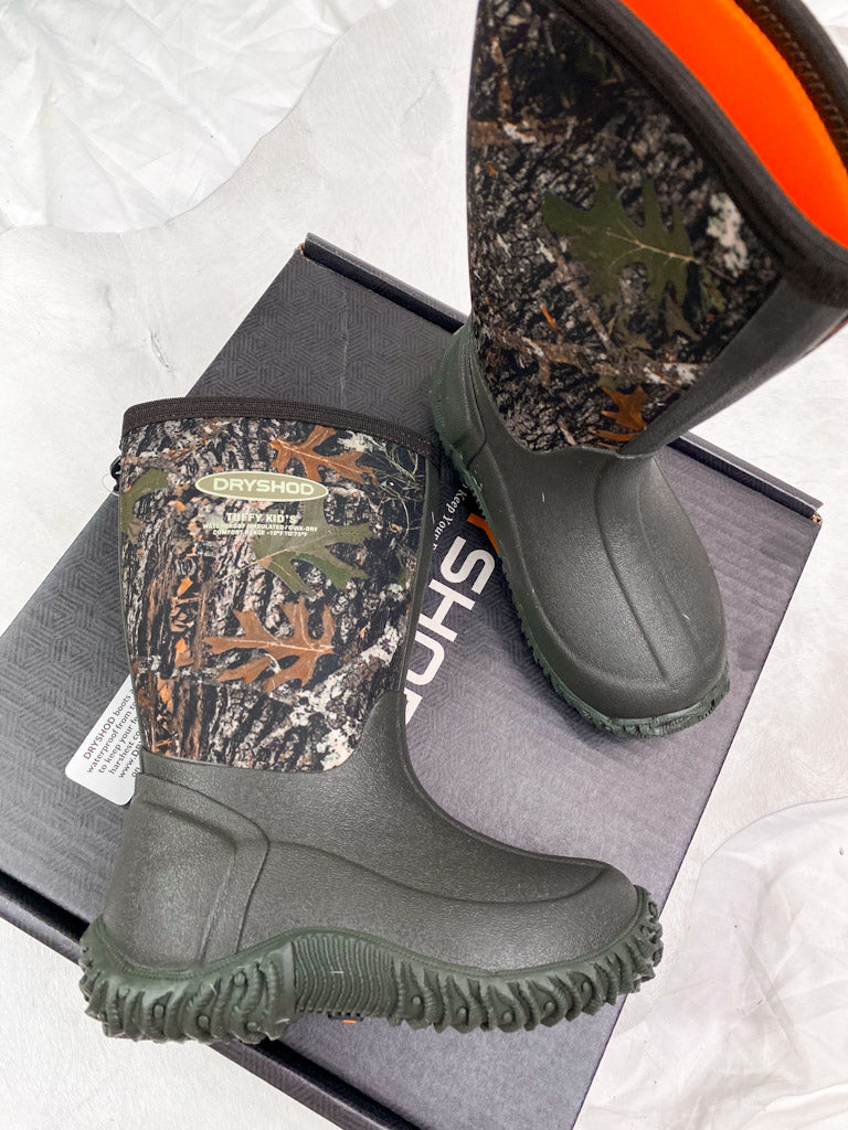 YOUTH TUFFY SPORT CAMO BOOTS