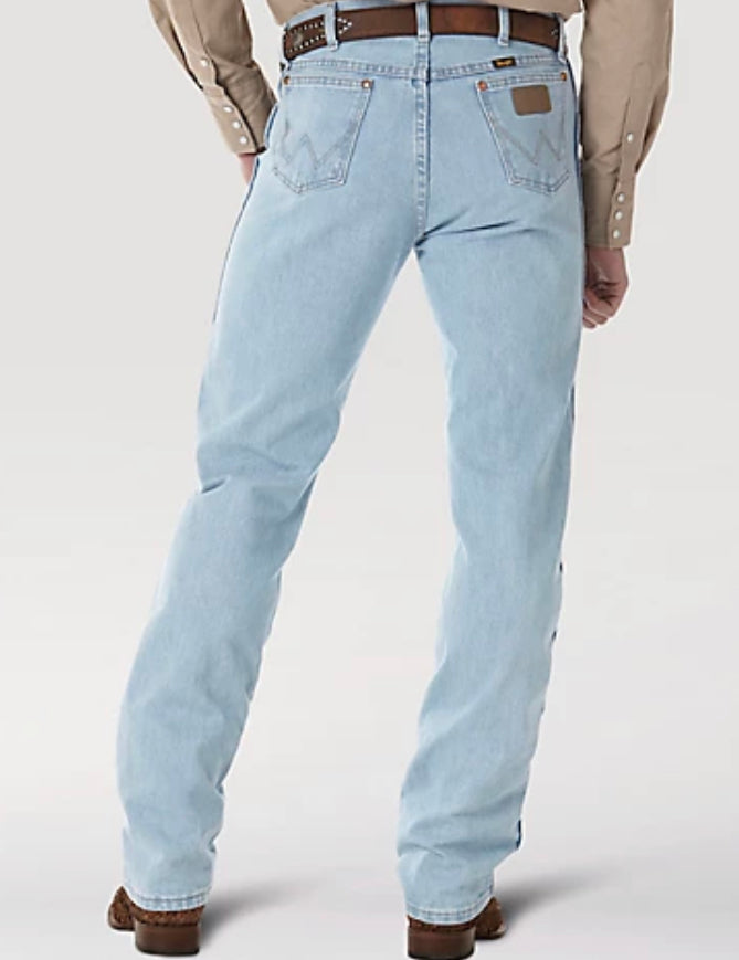 ¡MEJOR VENDIDO! JEANS WRANGLER CORTE COWBOY ORIGINAL FIT EN BLANCO 