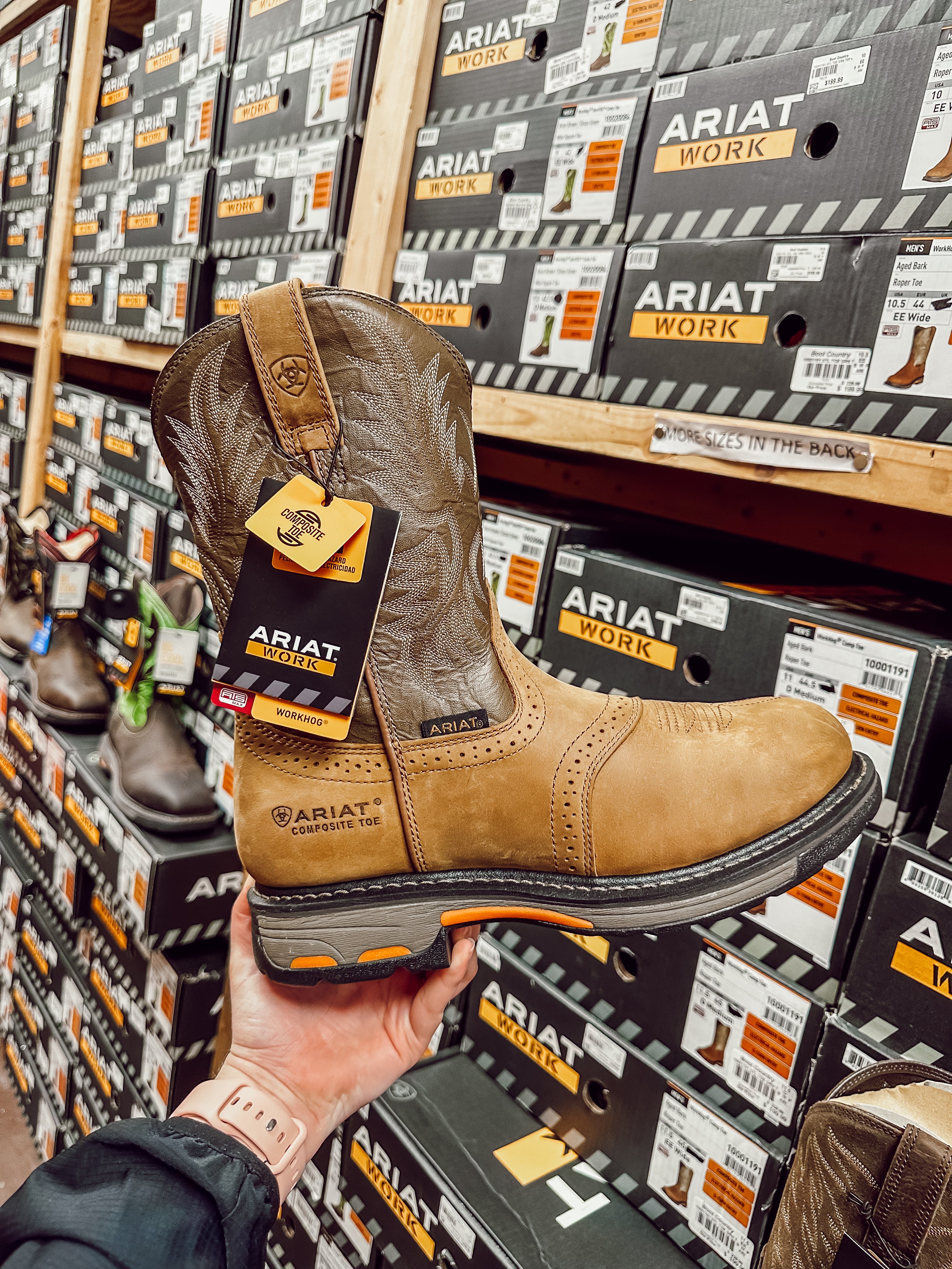 Men's Ariat Workhog Pull-On Composite Toe Boots