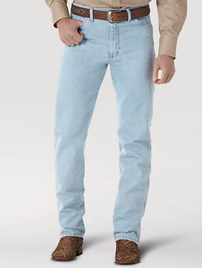 ¡MEJOR VENDIDO! JEANS WRANGLER CORTE COWBOY ORIGINAL FIT EN BLANCO 