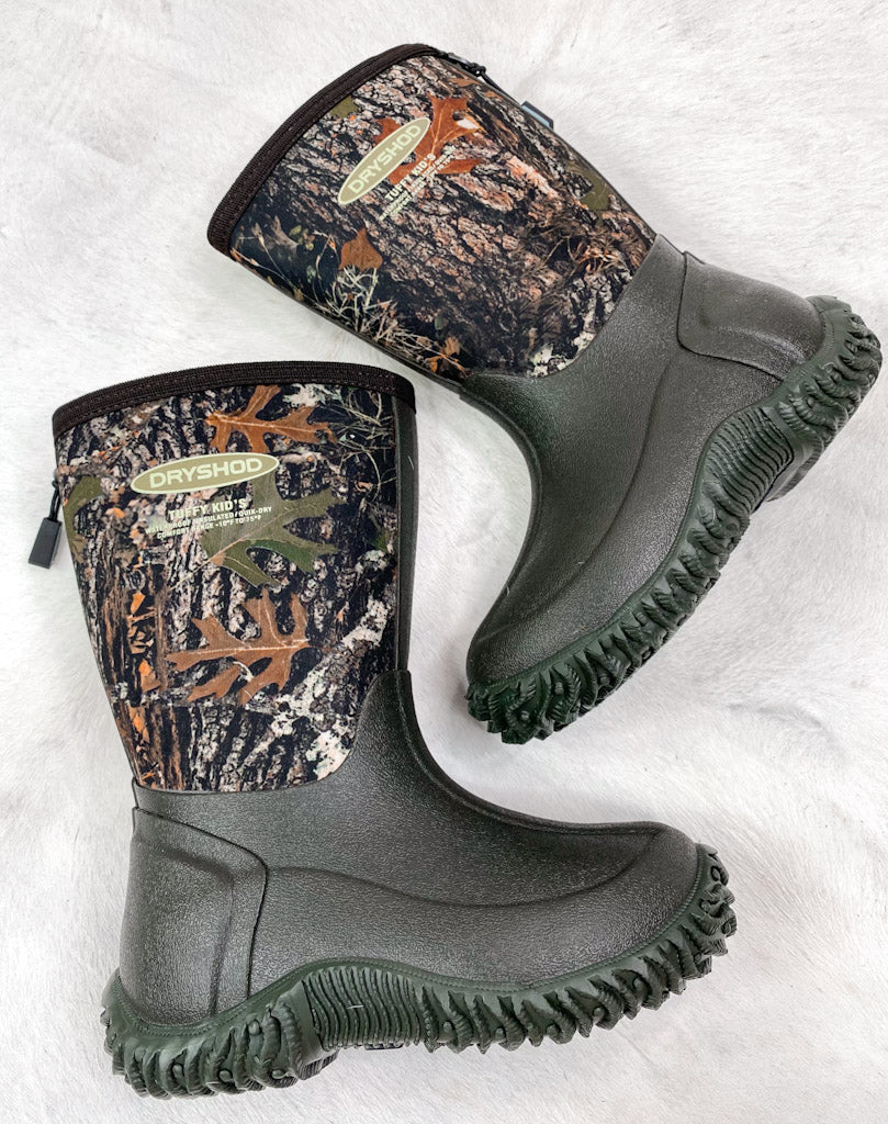 YOUTH TUFFY SPORT CAMO BOOTS