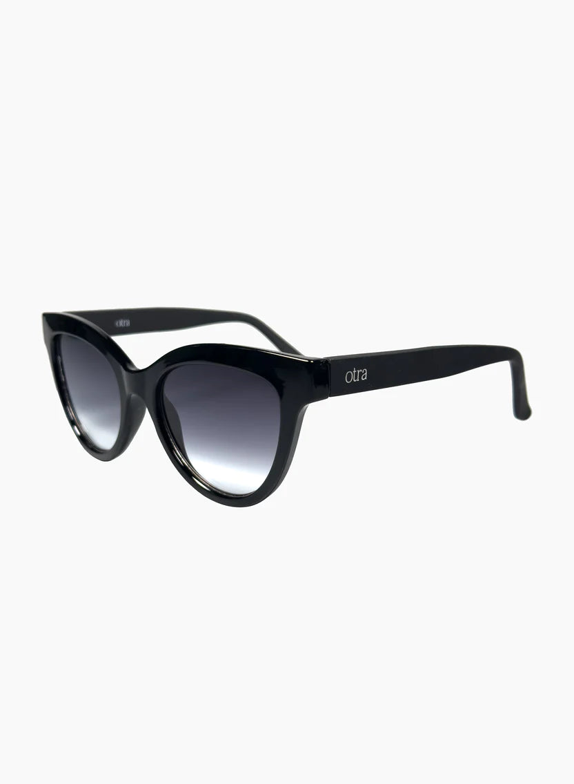 Lola Shiny Black Sunglasses