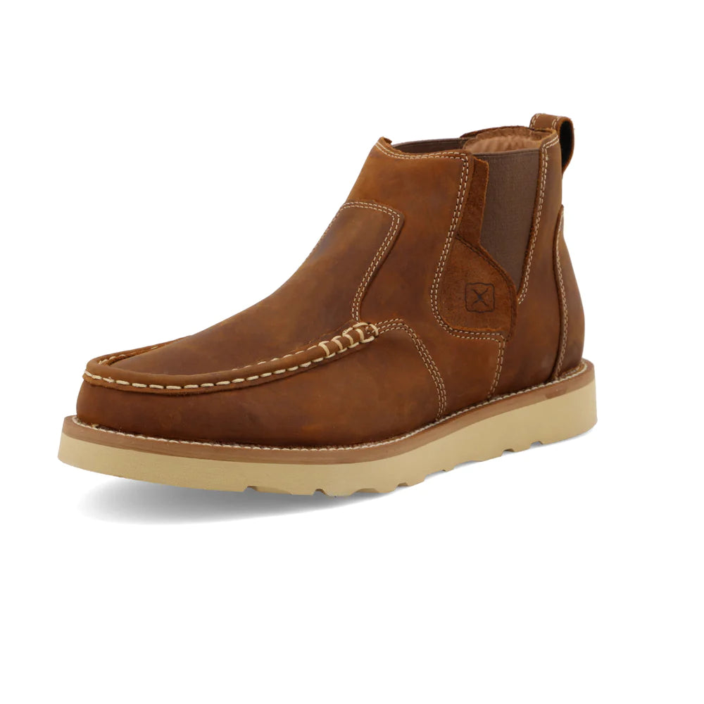 BOTA CHELSEA CON SUELA DE CUÑA TWISTED X 4" PARA HOMBRE