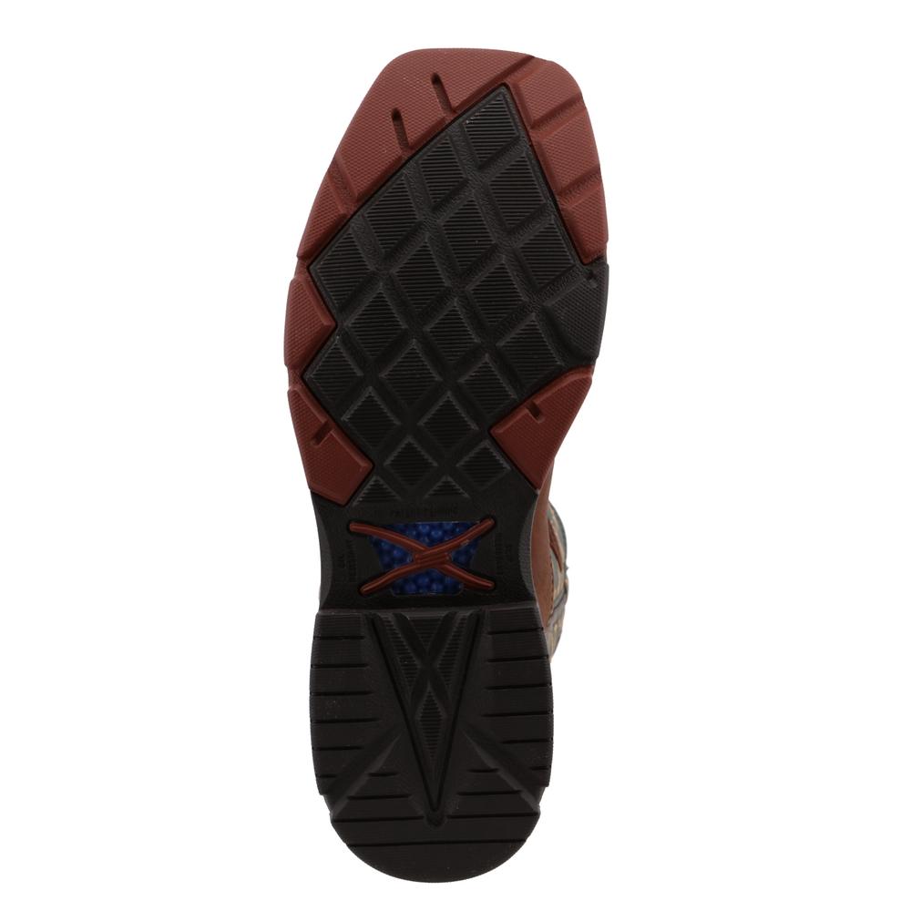 BOTA CON PUNTA DE SEGURIDAD TWISTED X WESTERN NANO COMPOSITE EN ALAMBRE DE PúaS MARRÓN