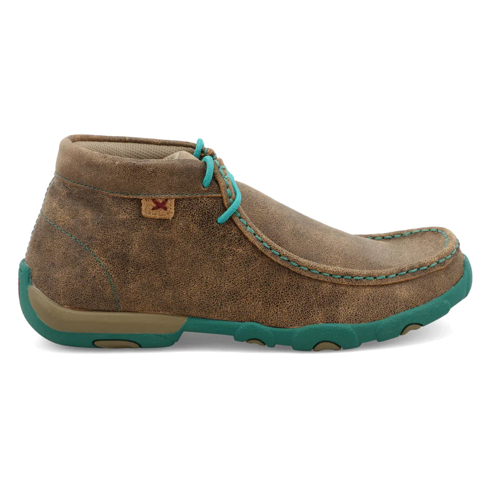 WOMEN'S TWISTED X TURQUOISE CHUKKA DRIVING MOC