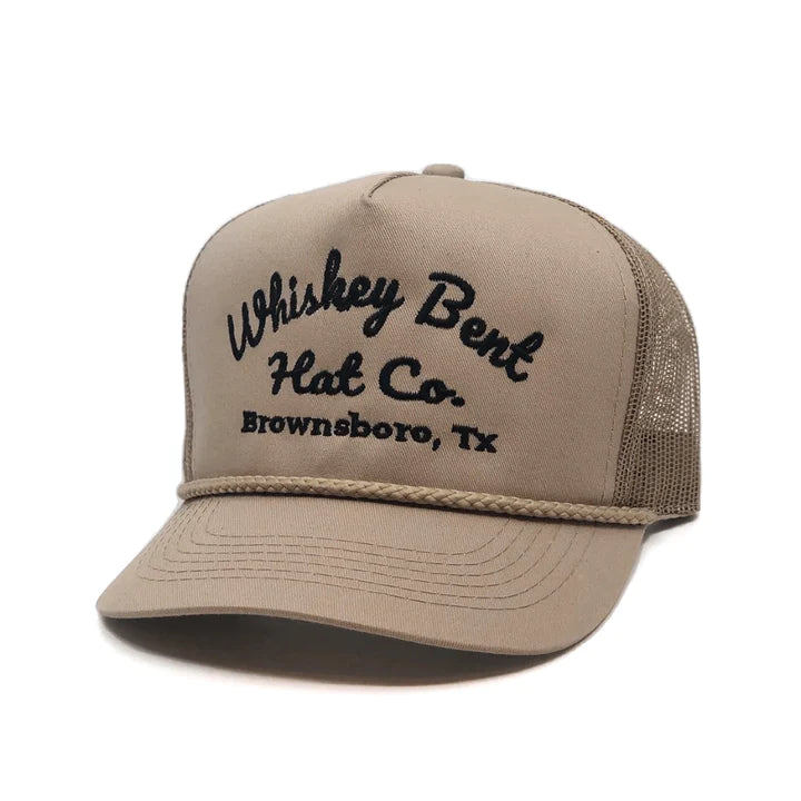 Whisky Bent Hat Co. Gorra The Sale Barn en color canela 