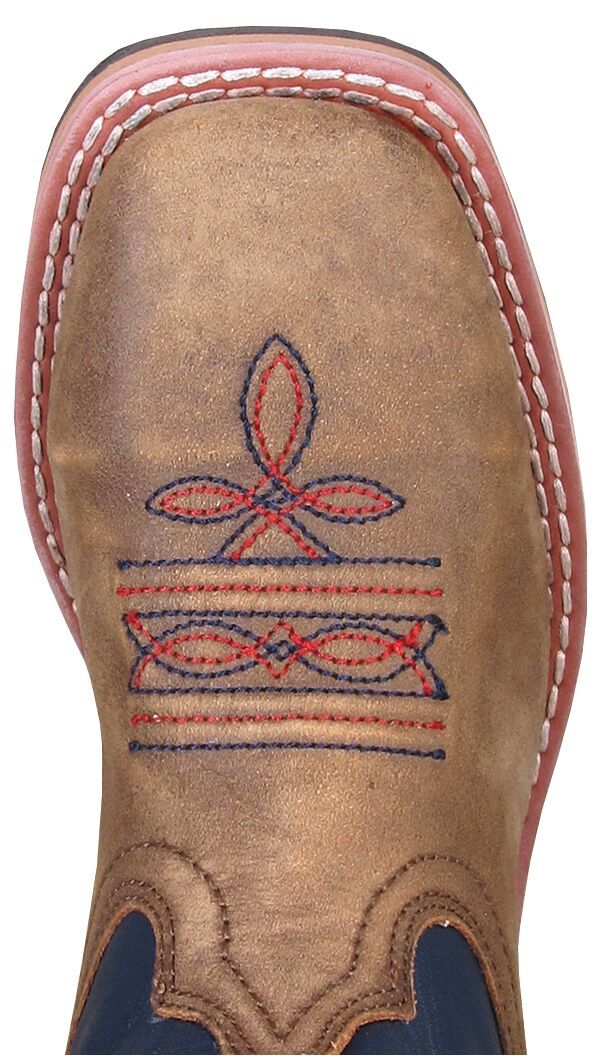 BOTA NIÑO PUNTA CUADRADA RAYAS Y ESTRELLAS SMOKY MOUNTAIN