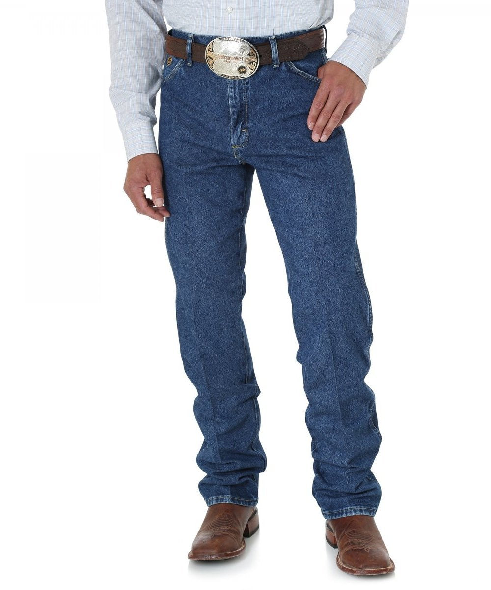 Wrangler Premium Edition George Strait - Vaqueros de ajuste original para hombre 