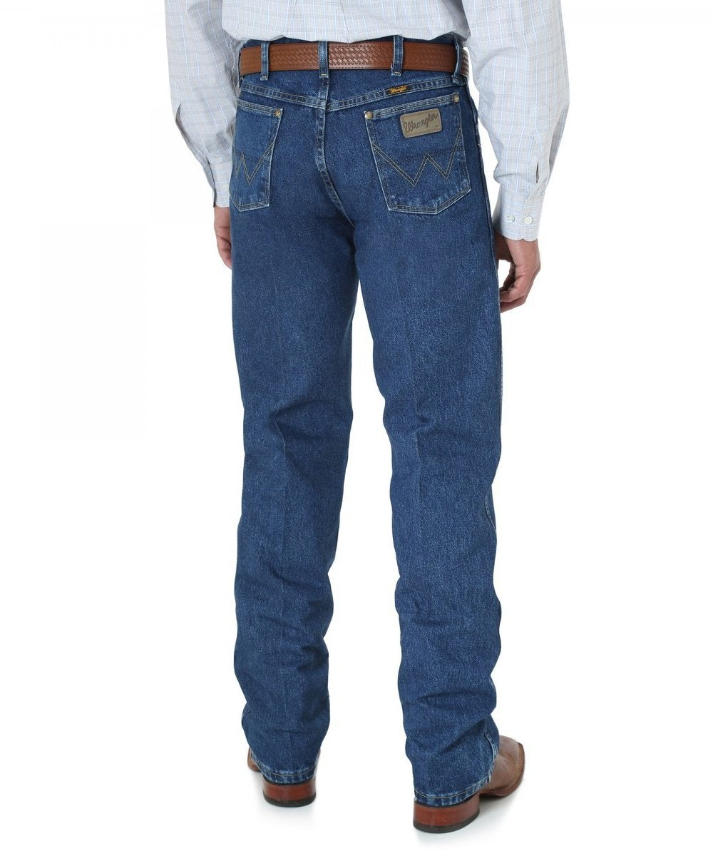 Wrangler Premium Edition George Strait - Vaqueros de ajuste original para hombre 